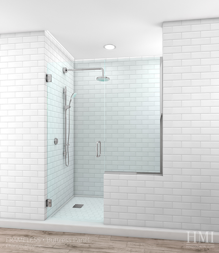 Door & Buttress Panel — Chrome Finish