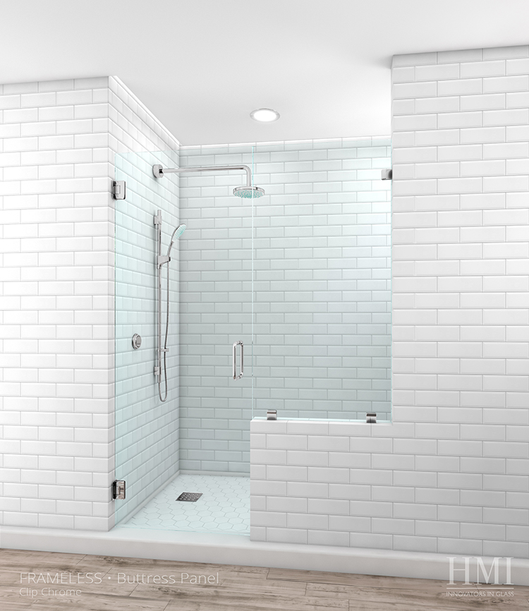 Door & Buttress Panel — Chrome Finish