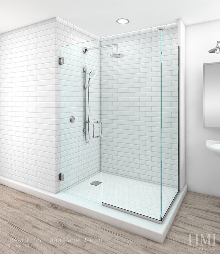 Door & Panel & Return — Chrome Finish