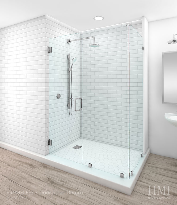 Door & Panel & Return — Chrome Finish