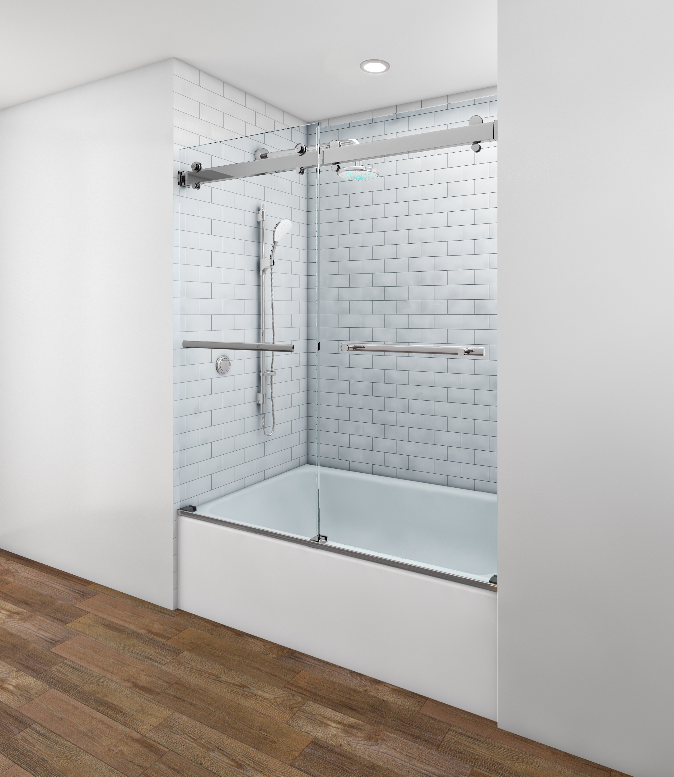 Capital Barn Door — Chrome Finish